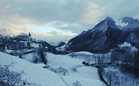 Schloss Gruyeres Schweiz